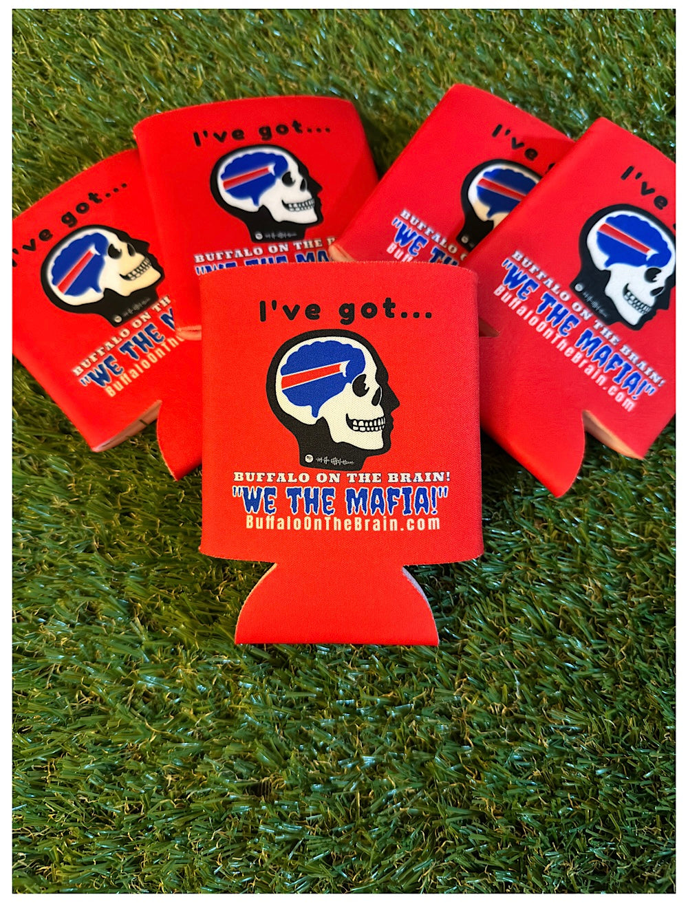 Buffalo on the Brain Koozie