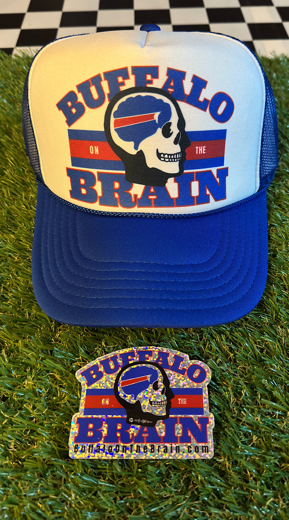 Buffalo on the Brain Trucker Hat