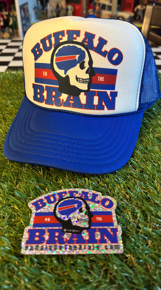 Buffalo on the Brain Trucker Hat